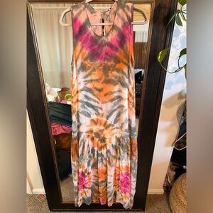 NWT Young Fabulous And Broke Sleeves Maxi Dress